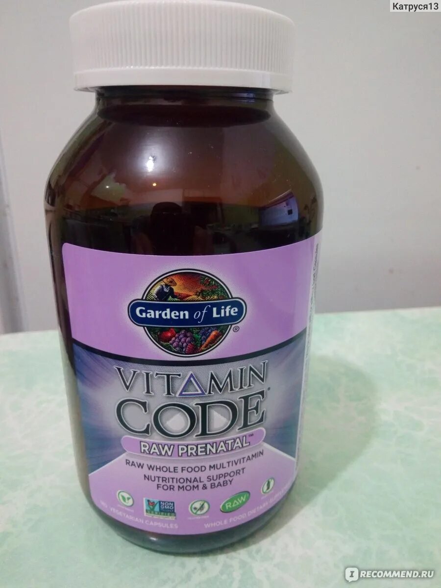 Vitamin code prenatal. Витамины Гарден для женщин. Raw Prenatal. Garden of Life Vitamin code, Raw Prenatal состав.