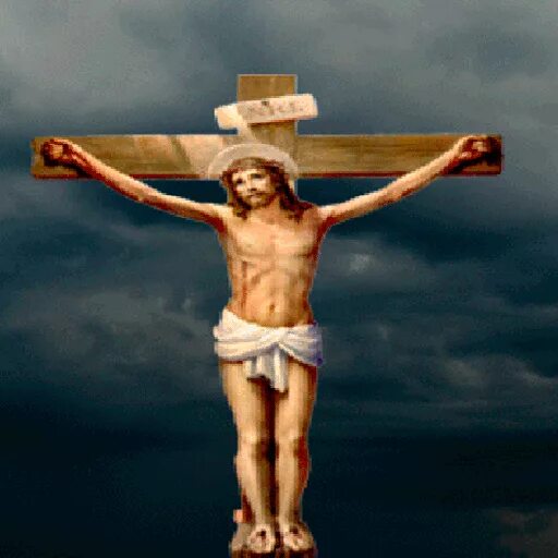 Распятие Иисуса Христа на кресте. Крест с живым Христом.