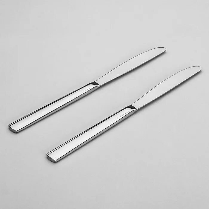 набор столовых ножей. вилка eternum 18/10. вилки с деревянными ручками. столовые приборы нож. ложки вилки.