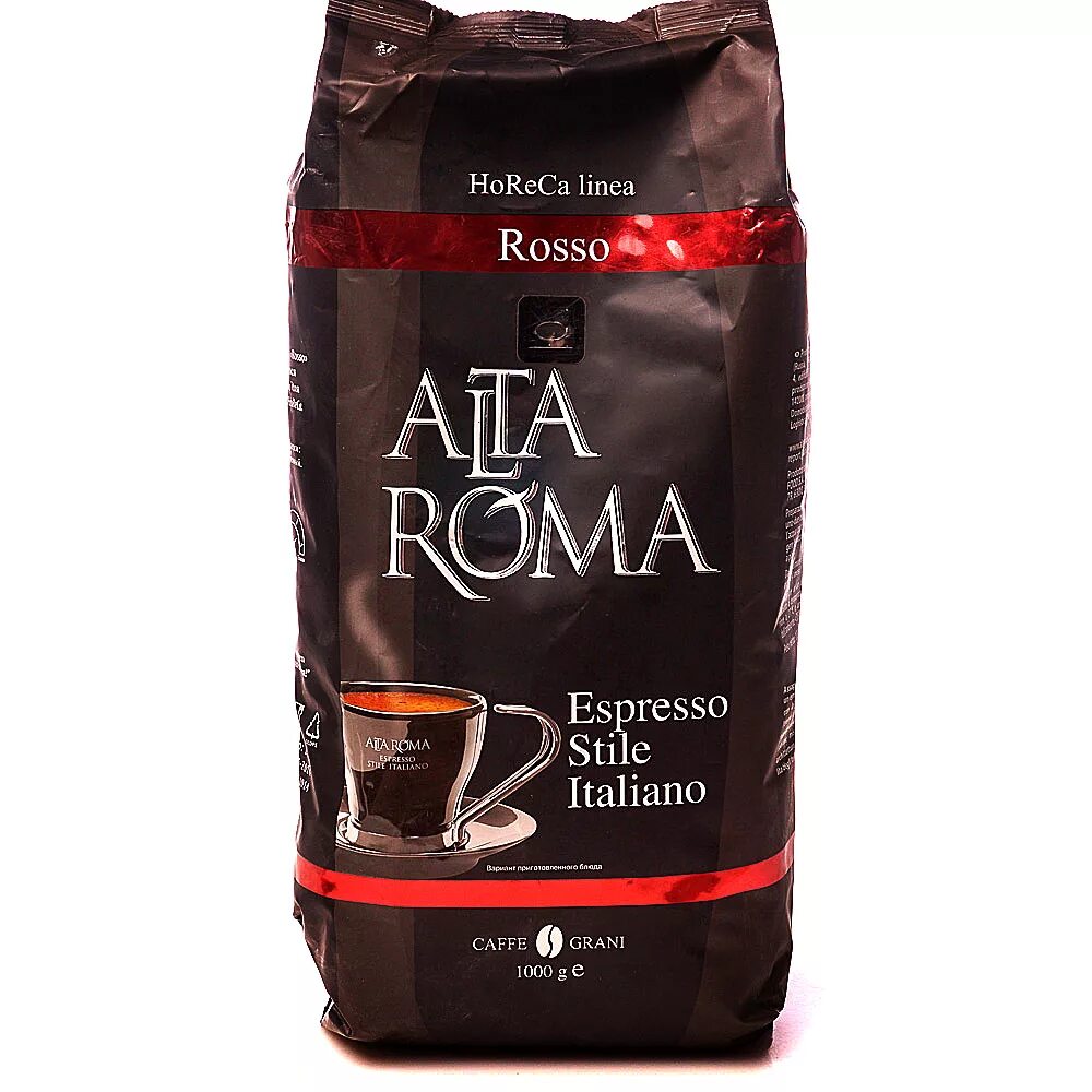 Озон кофе 1 кг. Alta ROMA Rosso (Россо) 1кг.