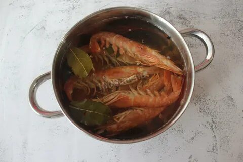 Сколько варить лангустины без головы