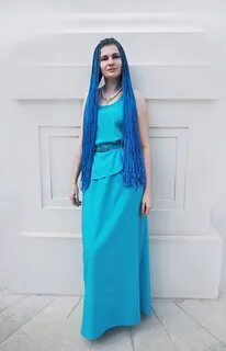 Косой синий