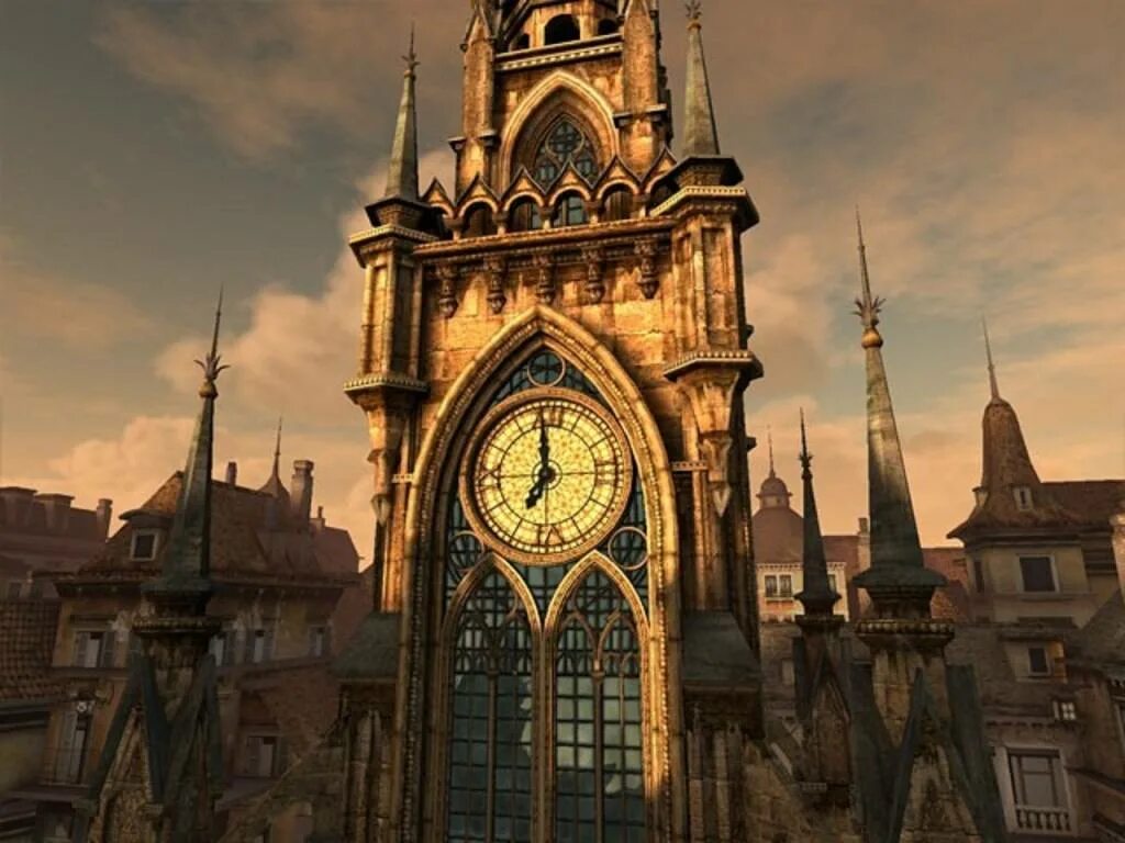 Clock Tower 3. Часовая башня эдвардианской эпохи. Башенные часы средневековья. Старинные башенные часы.