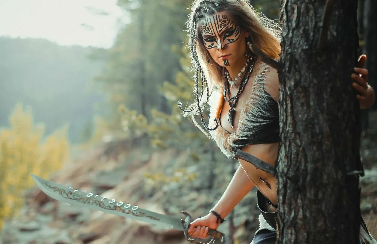Женщины воительницы амазонки. Дикарки 2