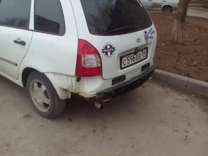 Снимаем задний бампер калина хэтчбек