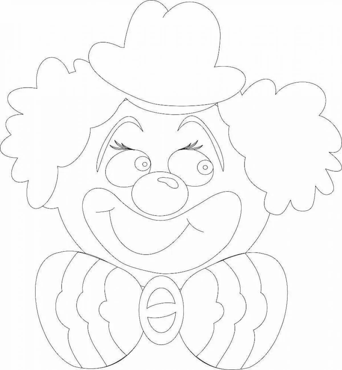 Распечатать клоуна для аппликации. Лицо клоуна раскраска. Лицо клоуна раскраски для детей. Лицо клоуна для поделок. Клоун раскраска для детей.