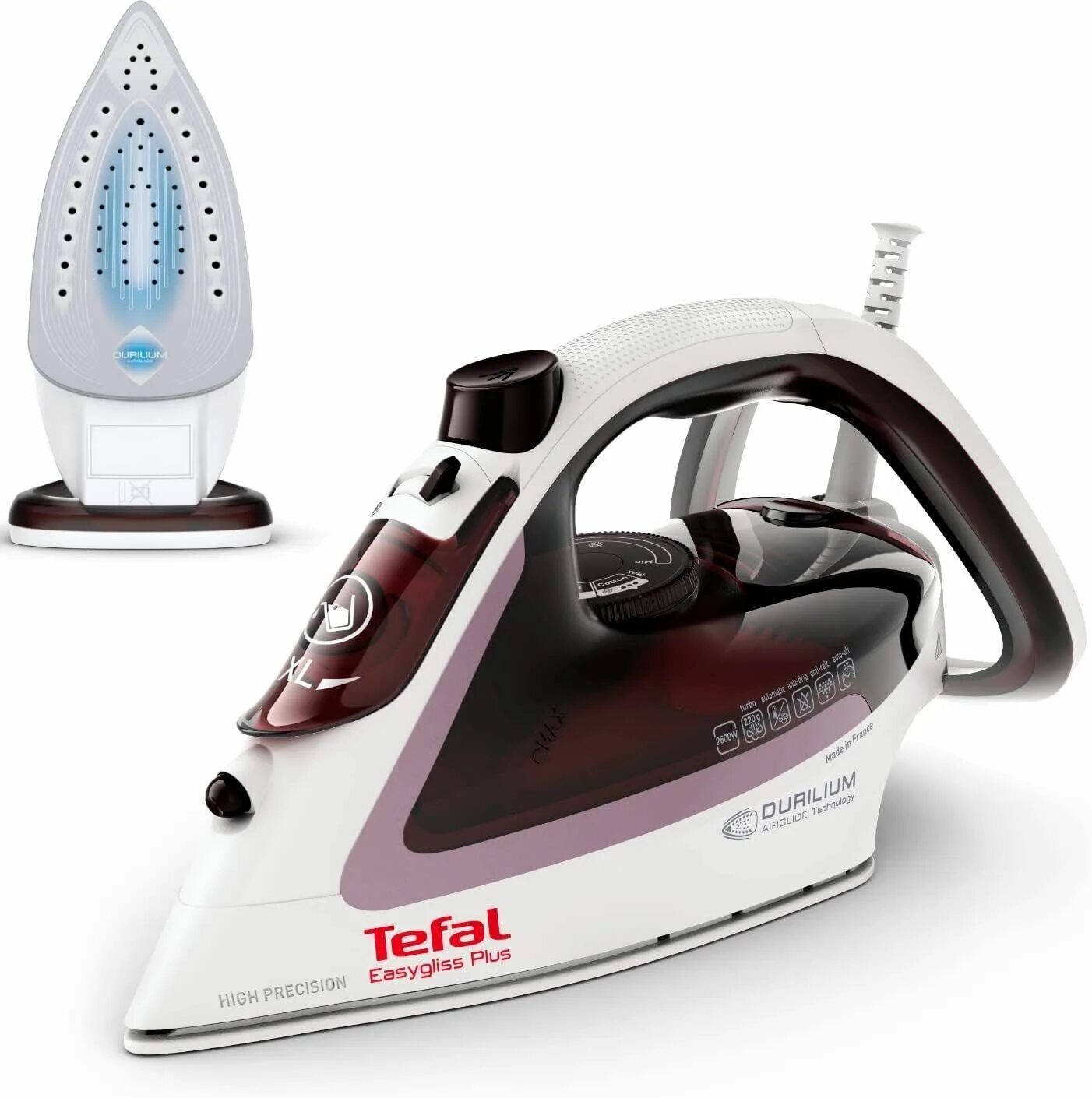 Паровой утюг Тефаль. Утюг Тефаль Дурилиум. Утюг Tefal Easygliss. Тефаль утюг 2400w. Durilium airglide подошва