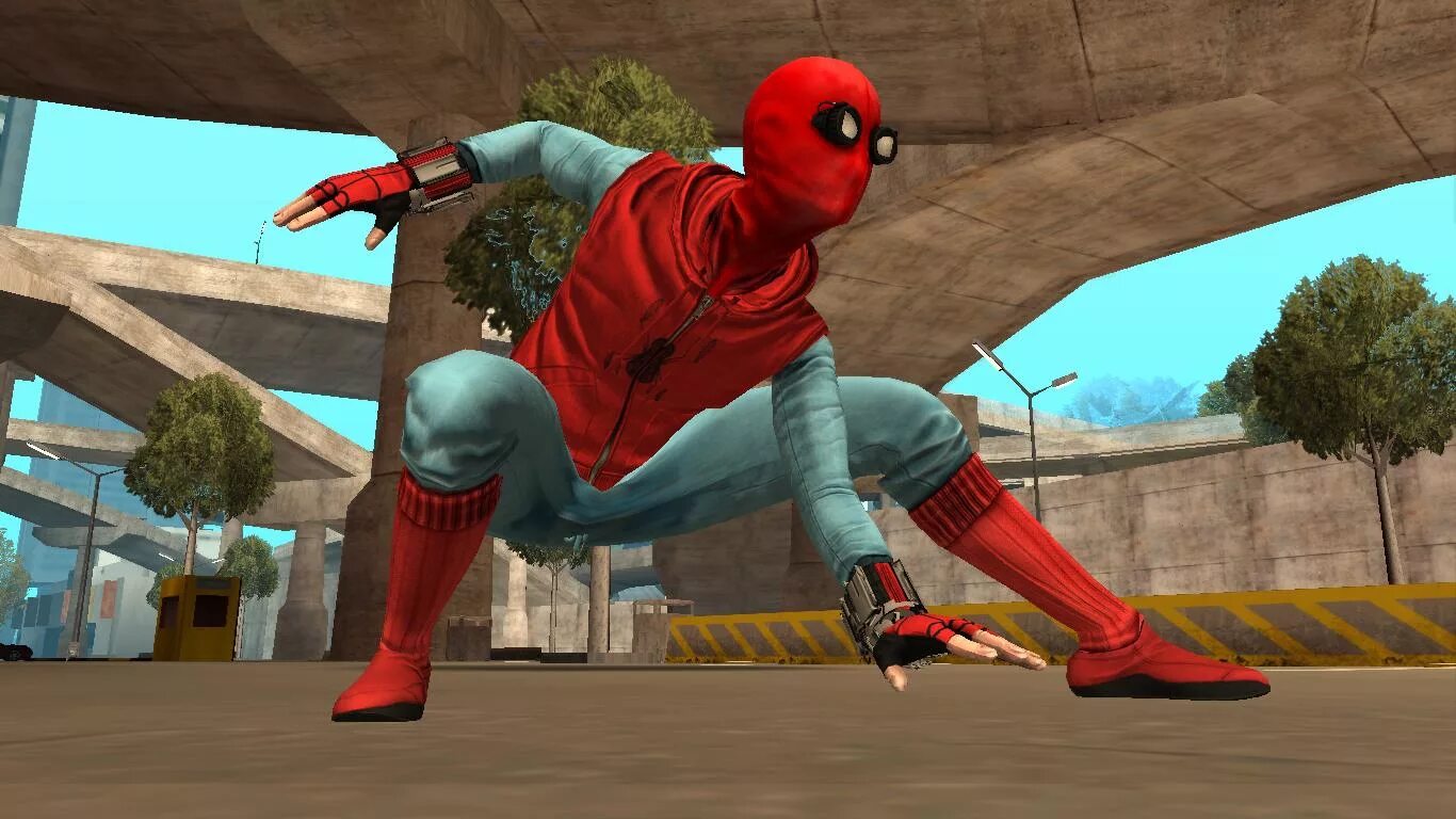 Как установить мод spider man