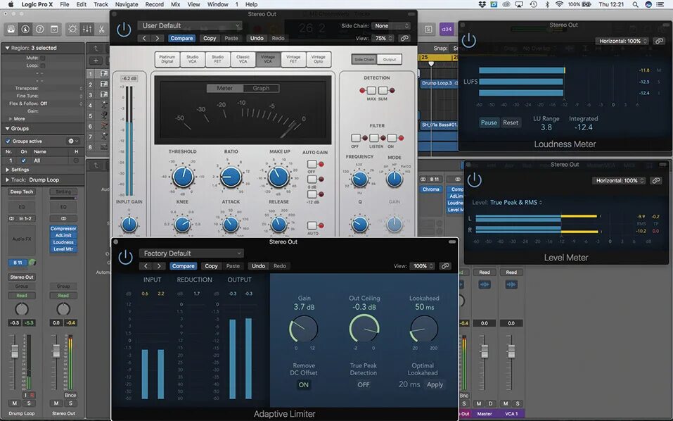 Плагины Loudness Meter. Logic Pro. LUFS софт. Стэп Лоджик (Step Logic). Mix level