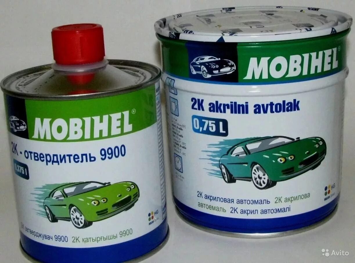 Купить краску для лодки. Эмаль Mobihel 040. Автомобильные краски Mobihel. Автоэмаль 2k Mobihel Toyota 040, акриловая 0,75. Мобихел краска для авто 040.