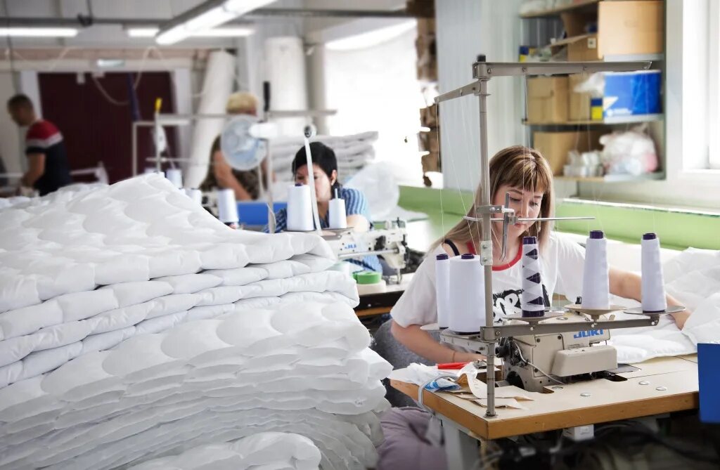 Сайт текстильной фабрики