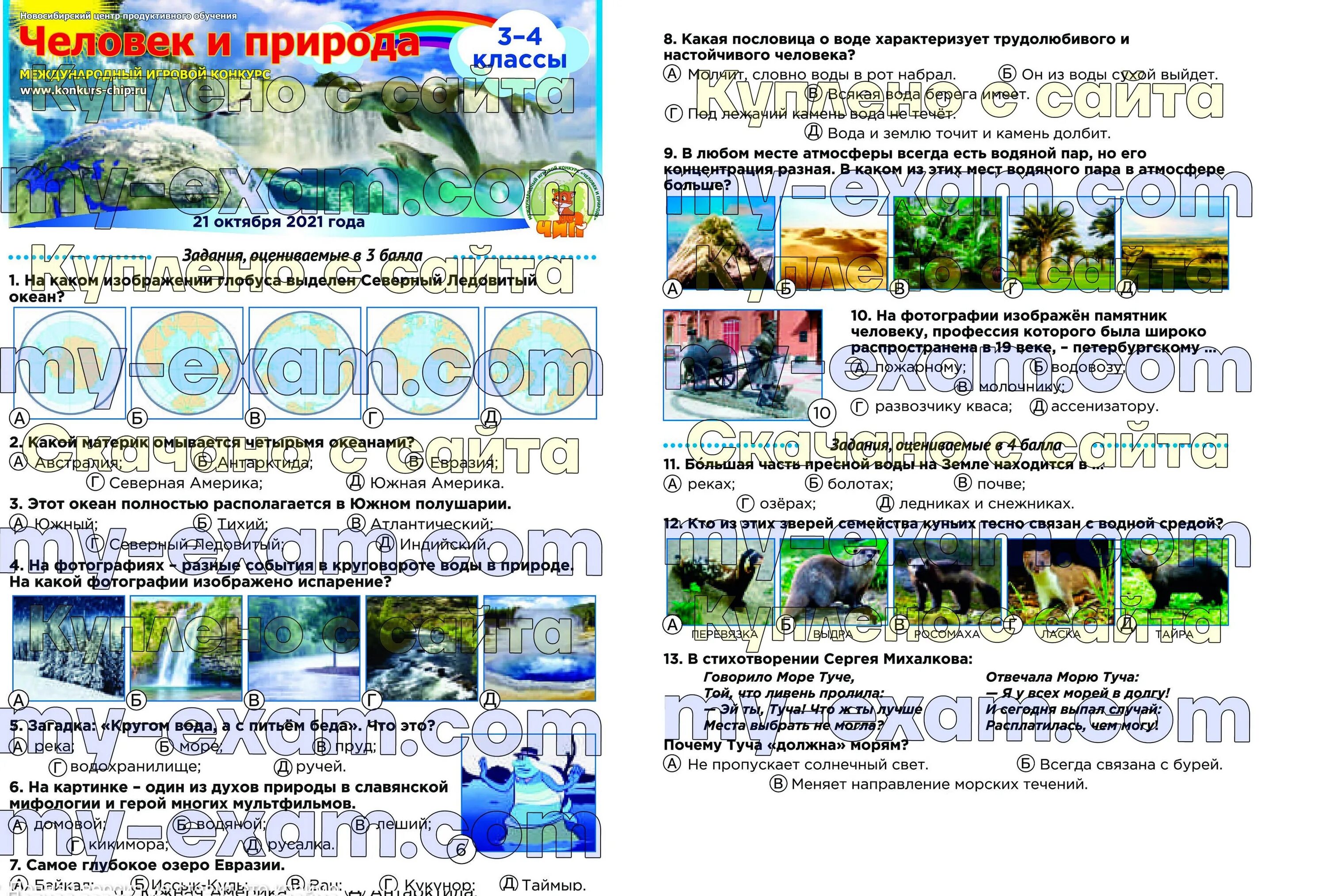 Чип человек и природа 3 класс. Чип человек и природа 3 класс