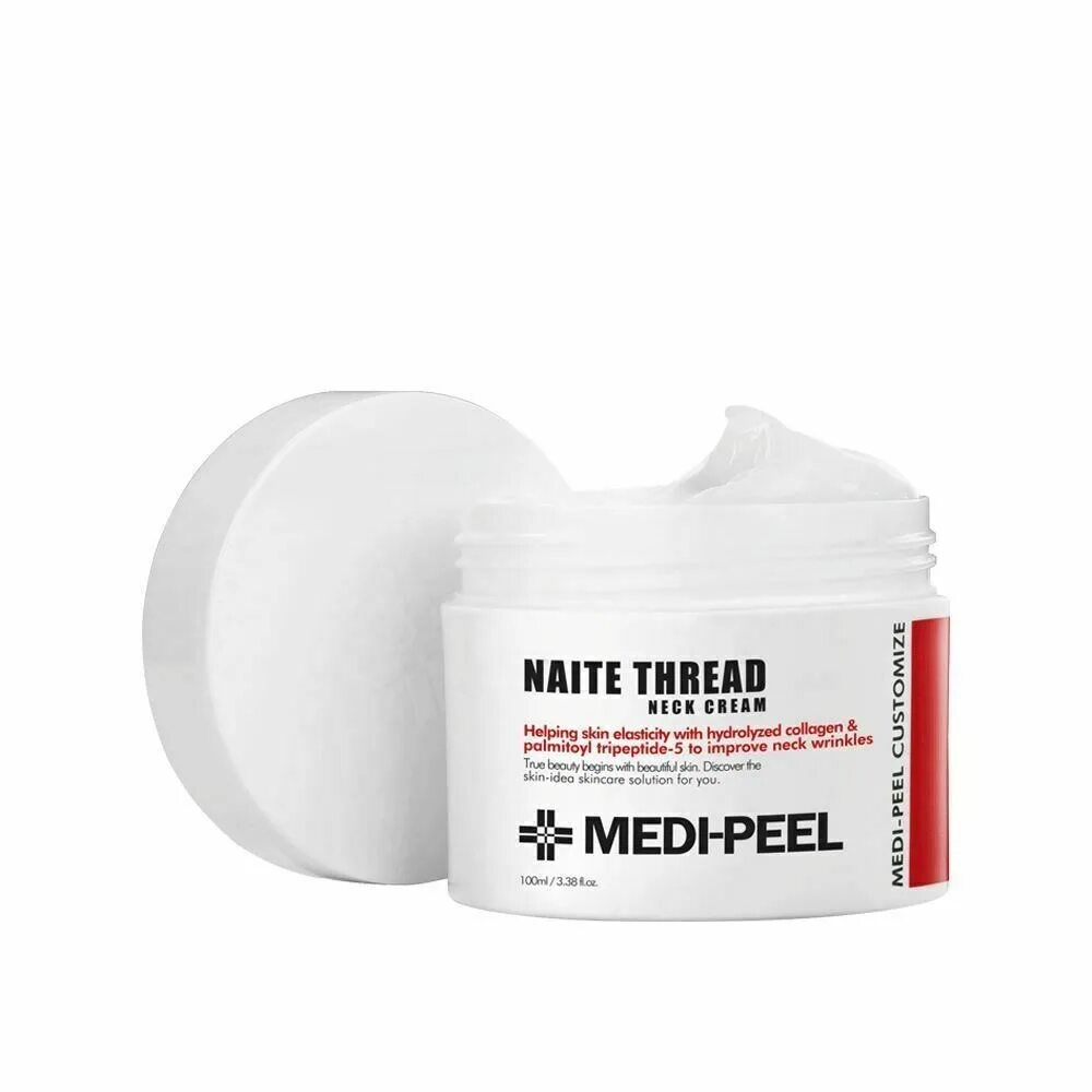 Крем для подтягивания. Medi-Peel крем для шеи Naite thread Neck Cream. Medi-Peel Premium Naite thread Neck Cream(100ml). Medi-Peel крем моделирующий для шеи и зоны декольте - Naite thread Neck Cream 100 мл. Medi-Peel крем для шеи с пептидным комплексом.