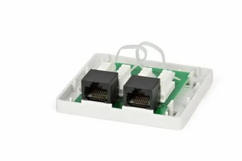 Розетки rj45 двойные встраиваемые