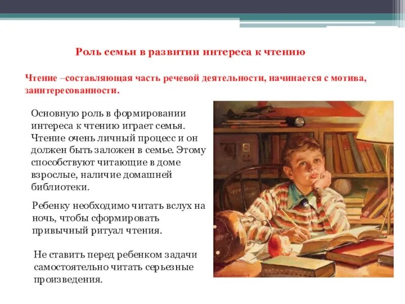 Чтение художественных произведений. Роль школы в формировании интереса к чтению. Художественное чтение в начальной школе. Чтение доклада.