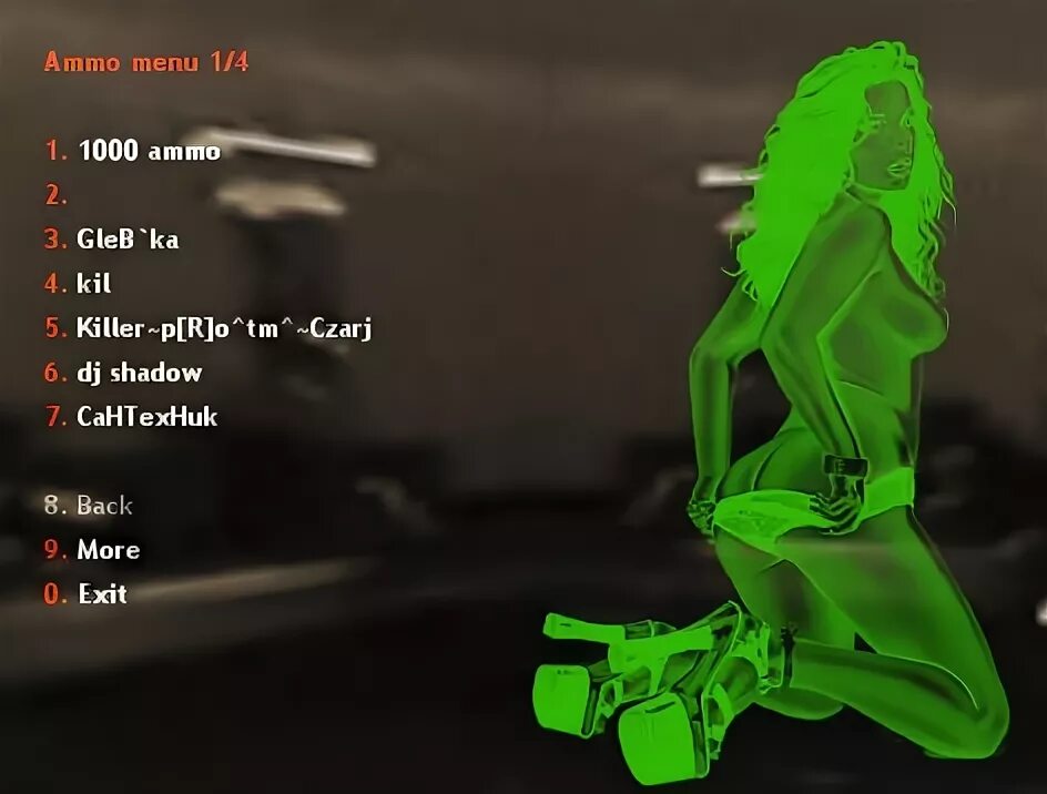 0 ( zp_ammo_ex ). Поинт бланк макрос. Меню ножей для кс 1. Меню выдачи аммо кс 1. Ammo menu.
