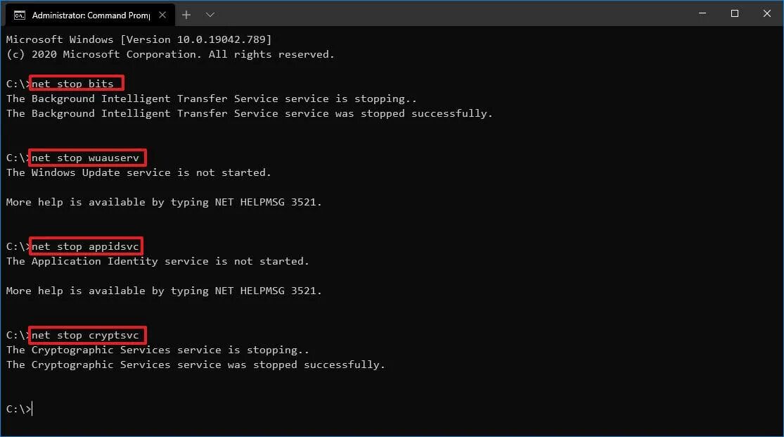 Windows service stopping. How to:reset windows update components in windows 10.