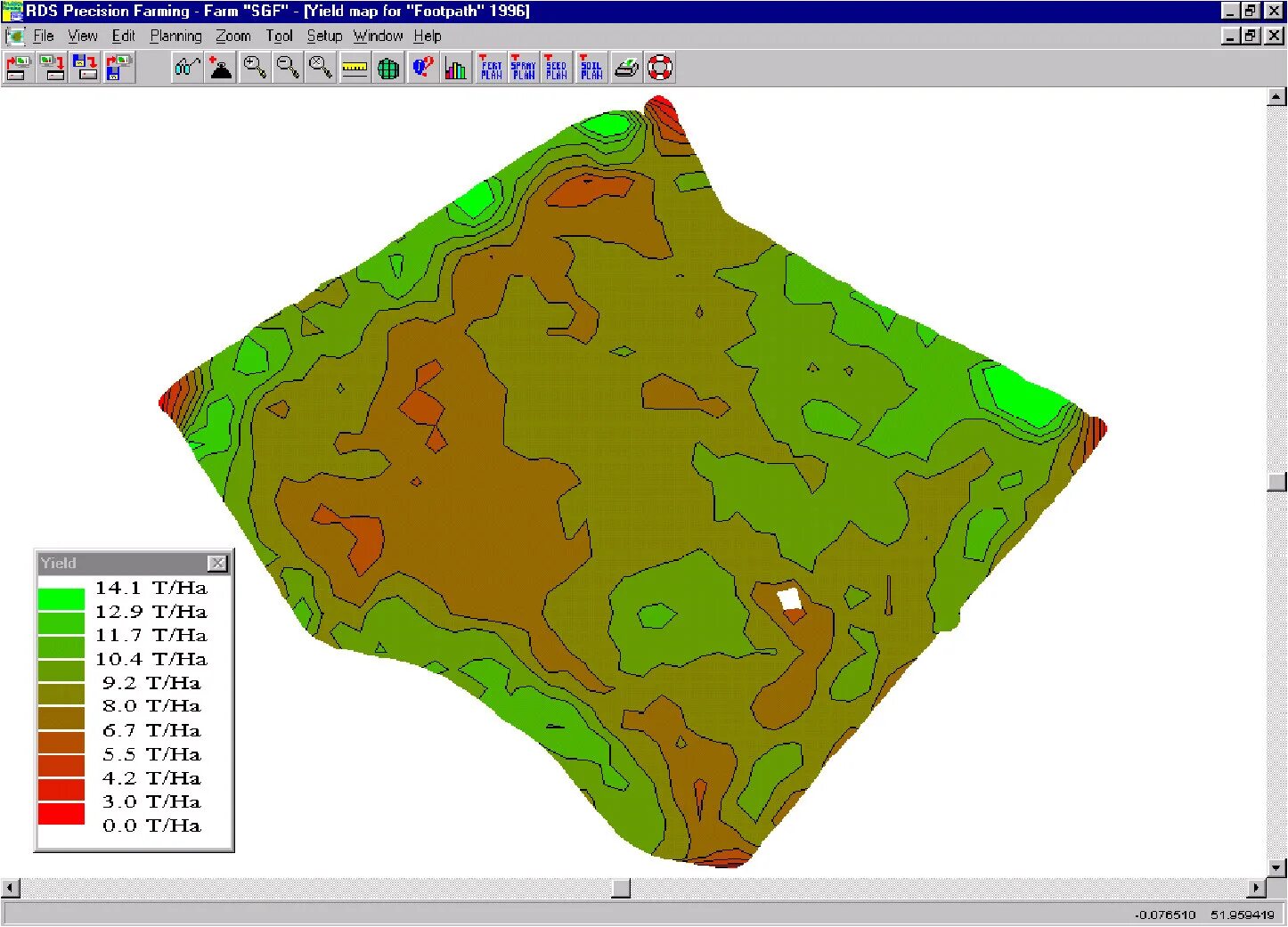 картирование урожайности