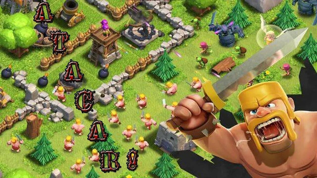 Видео clans. Клеш оф кланс. Игра Clash. 2 Игра Clash of Clans. Игра клаш оф клан.