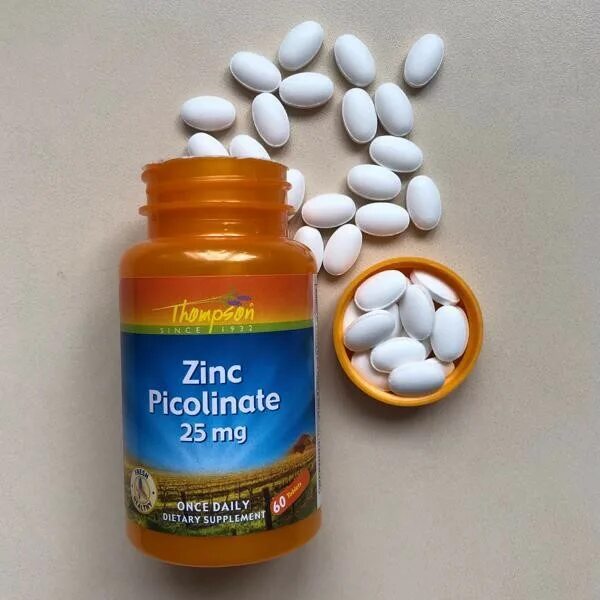 Zinc picolinate таблетки инструкция. Цинк пиколинат 25 мг Thompson. Томпсон лекарство.