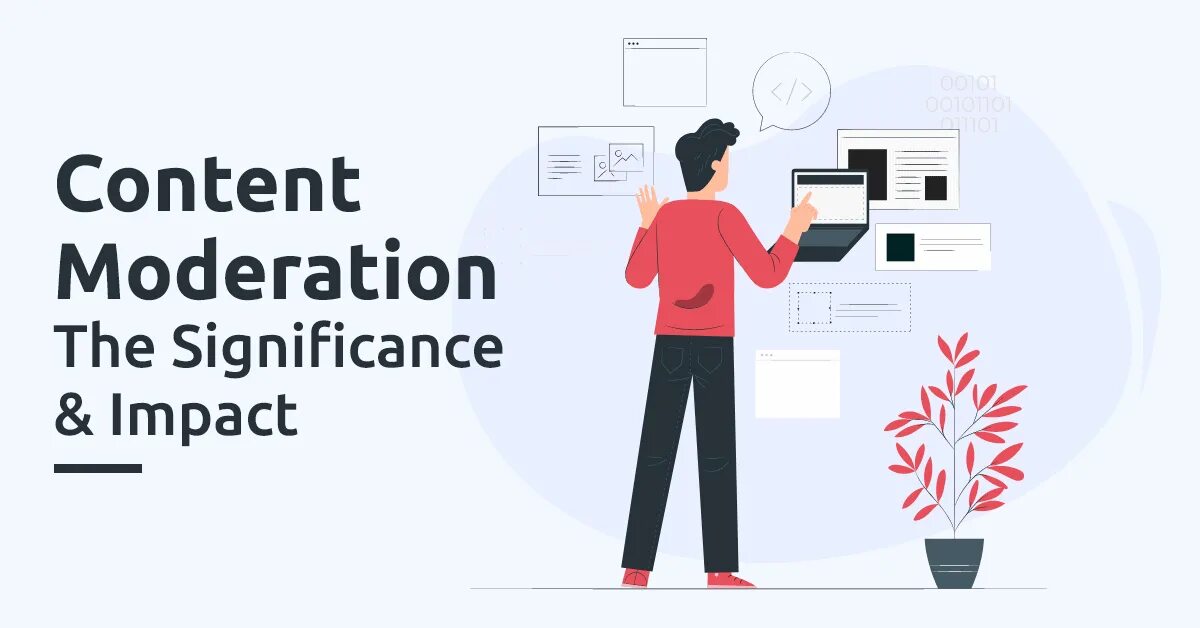 Browser showcase. Message - your content is moderating. Content is in moderation. Content moderation. Content moderation.