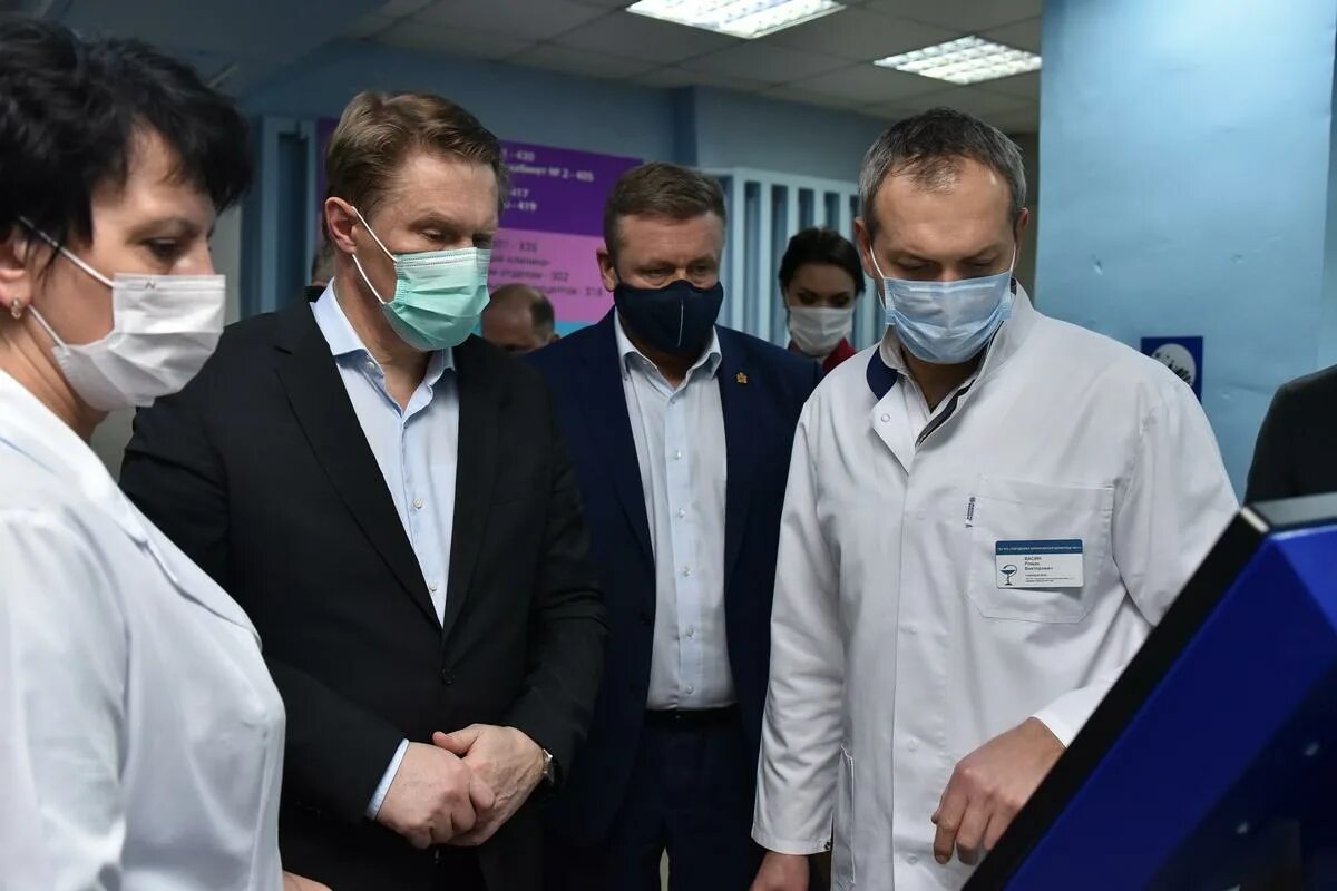 Мурашко посетил. Мурашко в рязани. визит мурашко в рязань.