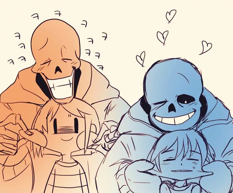 Sans x sans 18. Санс Папирус и Фриск. Свап Чара и свап Папирус. Андерсвап Папирус и андертейл Санс. Андертейл шипы Санса и Фриск.