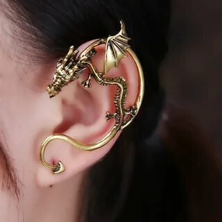 Серьги дракон