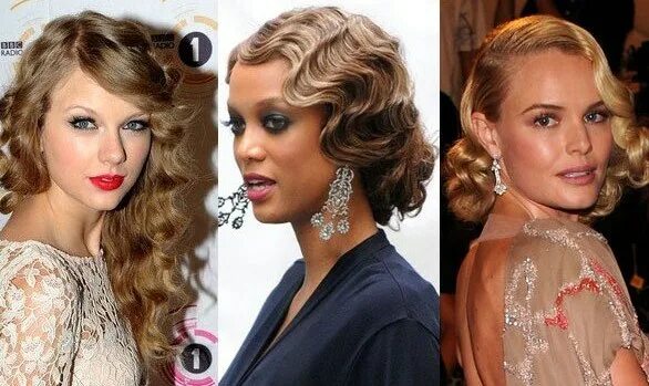 She looks beautiful with her hair long and wavy. Very old hollywood Long hair st
