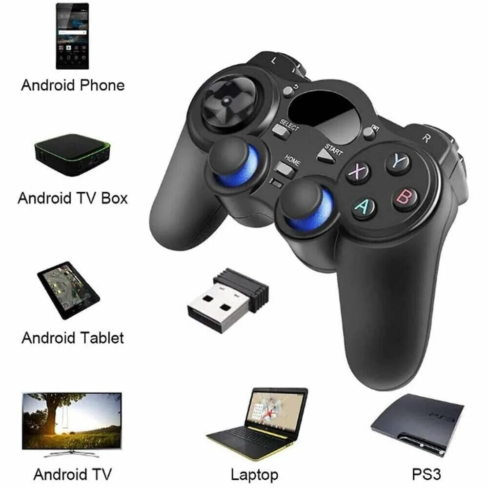 Андроид приставка пк. 2.4g wireless controller gamepad. джойстик для андроид приставки. джойстик игровой для смарт тв. android tv джойстик.