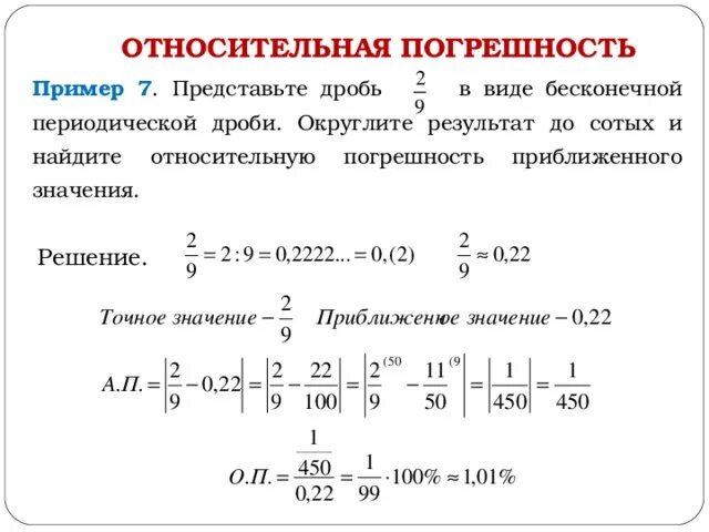 И что означает полученный результат. Вычислить относительную погрешность приближения дроби числом. Найдите относительную погрешность приближения. Как найти относительну. Погрешность. Относительная погрешность примеры.