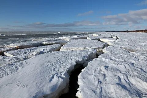 Лед в белом море