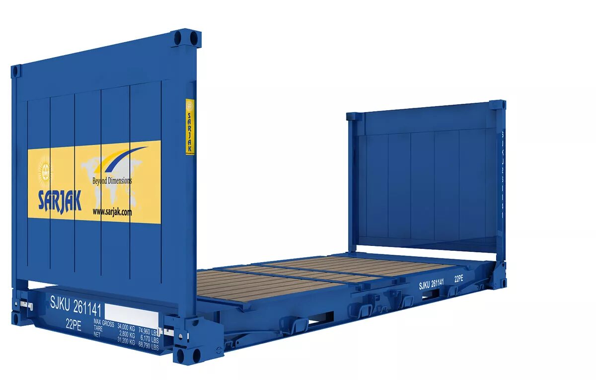 40-ft. Контейнер 20 футов на платформе. Контейнер fr. 20-ти футовый контейнер — платформа (flat rack). Автоцистерна для масла.