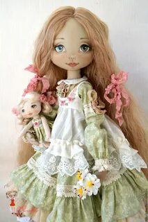 Красивые текстильные куклы