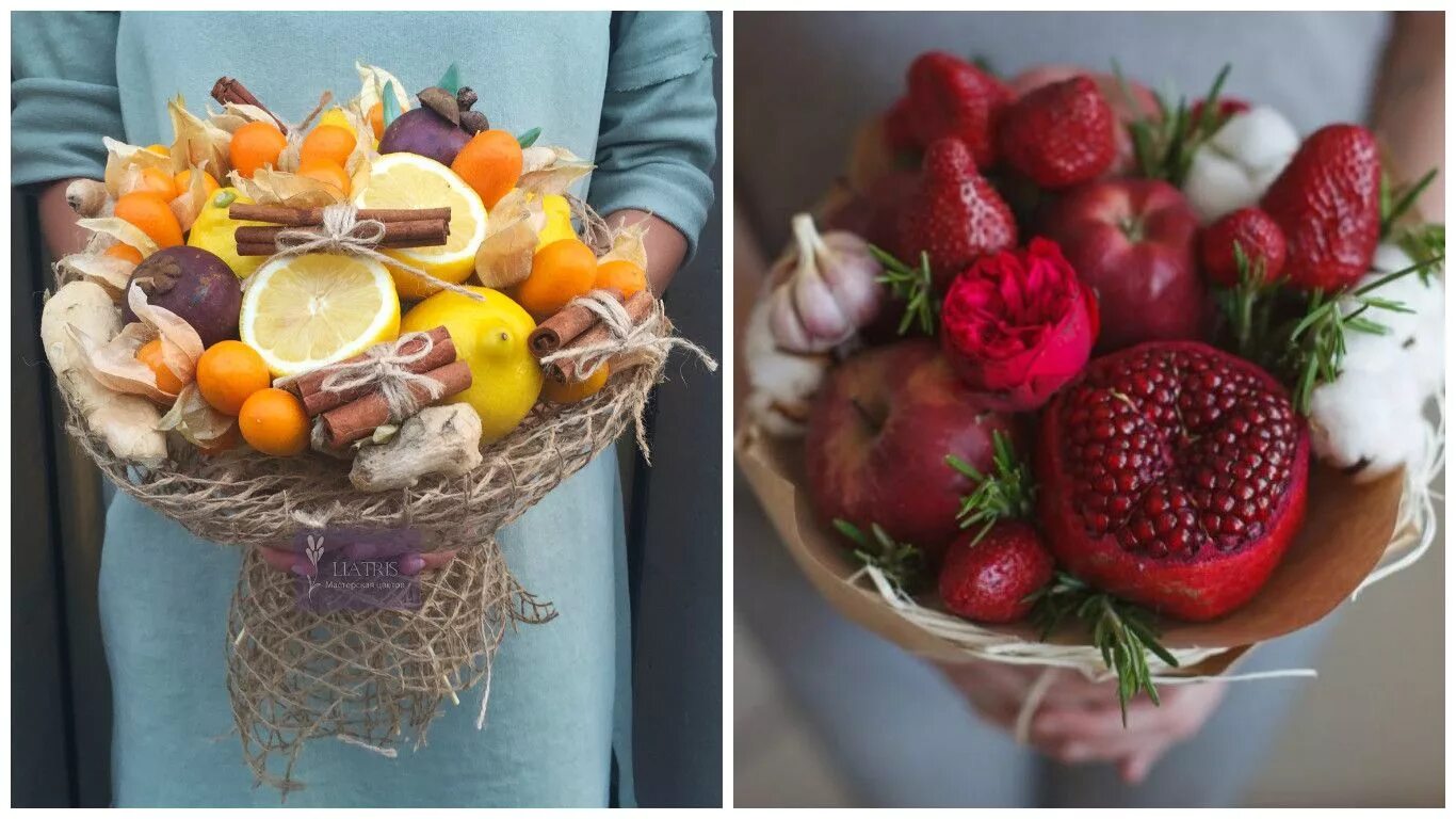 Букет без прокола. Букет с мандаринами. Маленький фруктовый букет. Букет из мандарин на день рождения. Букет из фруктов без проколов.