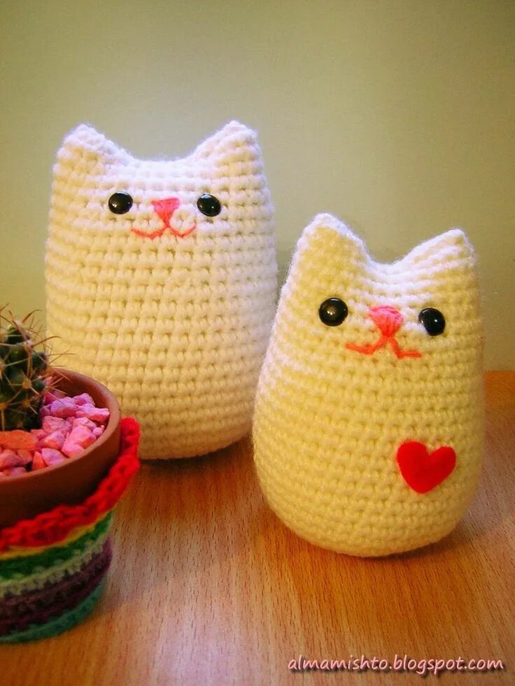 Котик связать крючком легко. Котик связать крючком легко