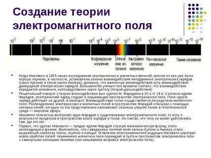 Основные теории электромагнитного поля