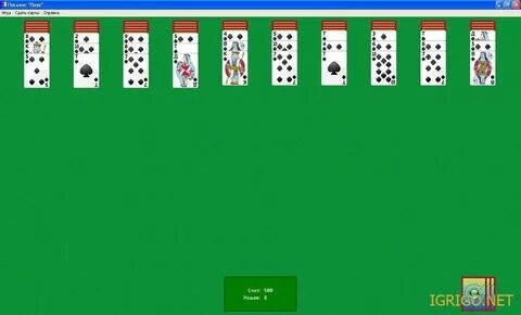 Играть в карты пасьянс паук 4