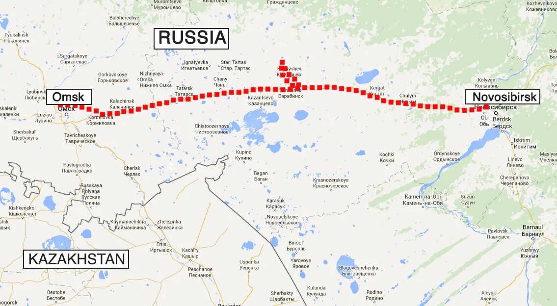 Омск и Новосибирск на карте. Омск Барнаул карта. Трасса Омск Новосибирск карта. Маршрут поездов Новосибирск Купино.