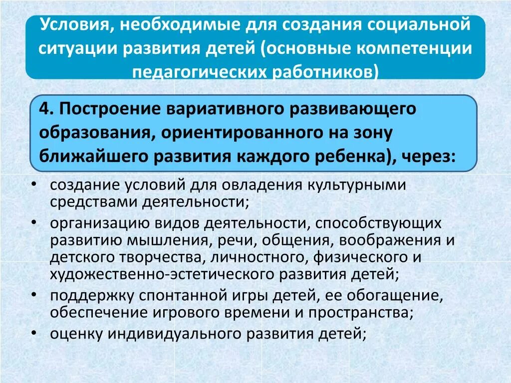 Условия необходимые для создания социальной ситуации развития. Создание условий для социального развития детей. Условия для создания социальной ситуации развития детей. Основные компетенции необходимые для создания социальной ситуации.