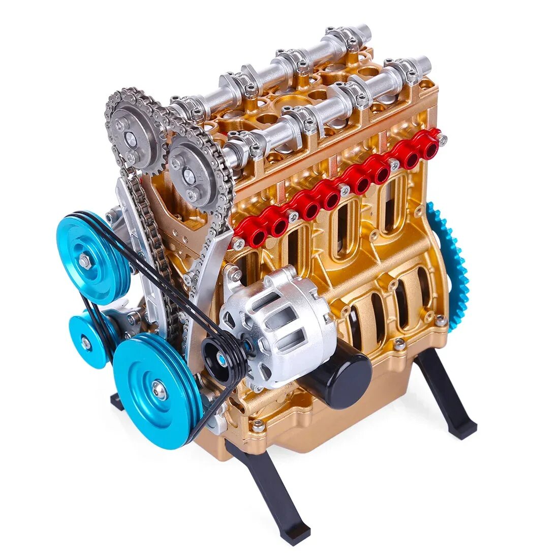 Модель двигателя la08s2. 4 Cylinder Full Metal car engine Assembly. Модель двигателя конструктор v16. Сборная цельнометаллическая сборная мини-модель двигателя. Купить мотор на авто