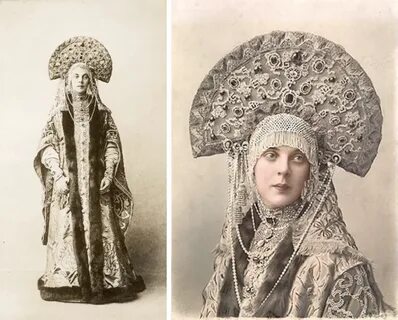 Старинный женский головной убор 4