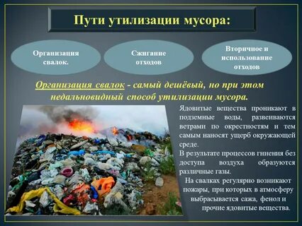 Цель передачи отходов