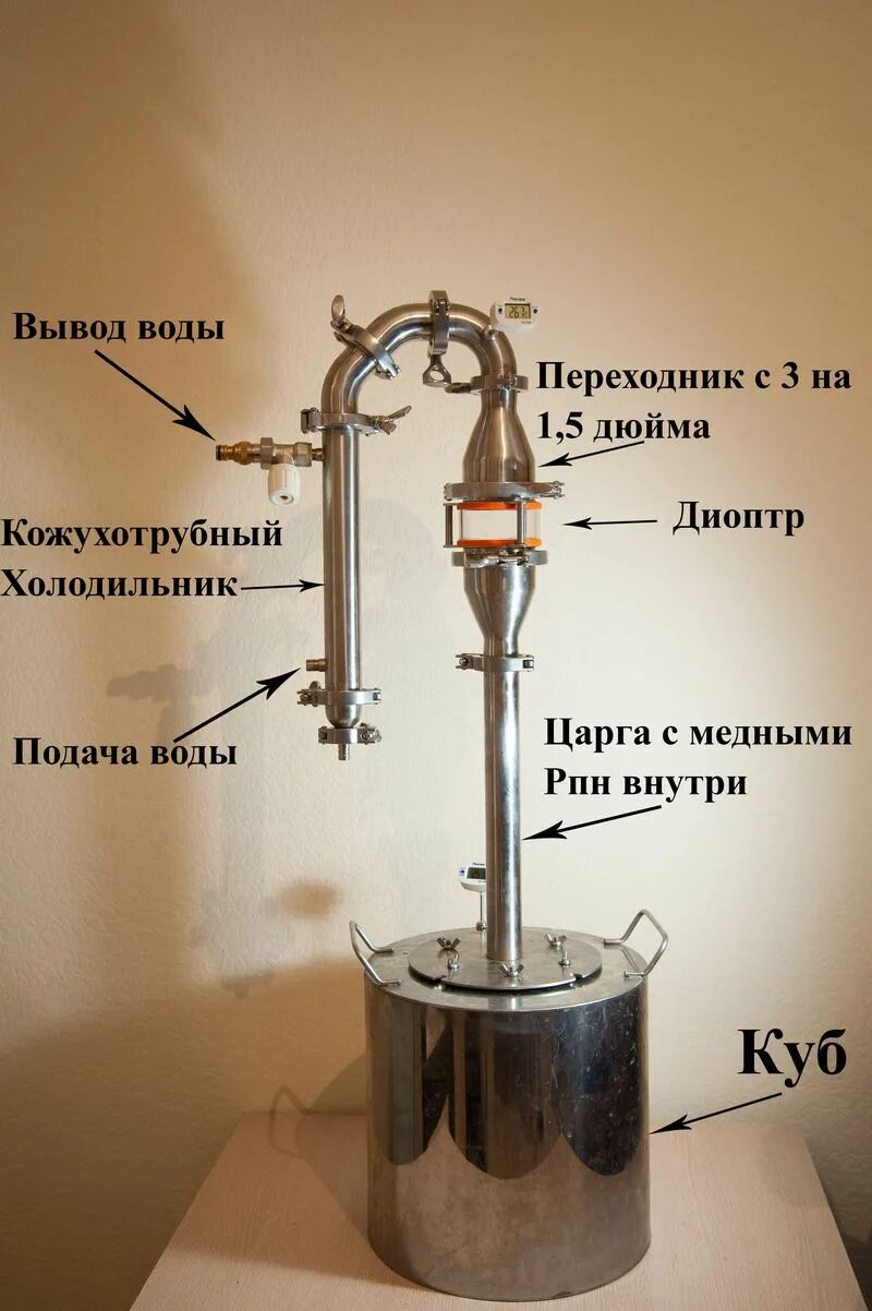 Сухопарник или колонна. Колонна для самогонного аппарата 2 дюйма. Добрый Жар 2 дюйма с диоптром. Колонна для самогонного аппарата 1.5 дюйма. Медный переходник для самогонного аппарата с 3" 1,5".