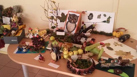 Цель выставки из природного материала