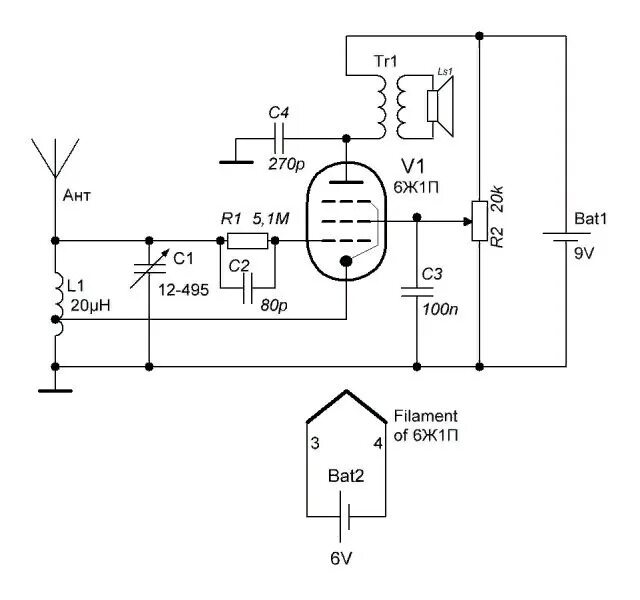 Смеситель приёмника на лампе 6ж2п. Регенеративный приемник на лампах 6ж1п. Регенеративный приемник на лампе 6ф12п. Регенеративный ламповый кв приемник. Приёмник регенератор на лампах 6ж1п.