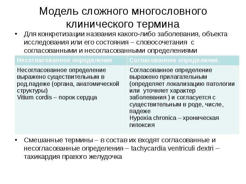 Последовательность слов в латинском. Анатомия термины. структура клинического термина в латинском языке. клинические термины. структура анатомического термина.