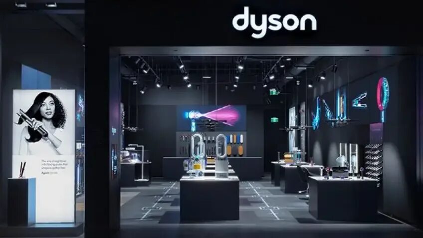 Shop-in-shop Дайсон. Dyson магазин. Магазин Дайсон в Москве. Dyson фото магазина.