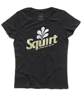 squirt t-shirt donna con scritta squirt. squirt_t-shirt_donna_BK. 