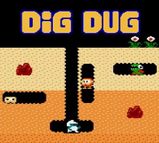 Dig dug русский. Dig dug игра. 8 Бит dig dug игра. Dig dug Денди. Dig dug II.